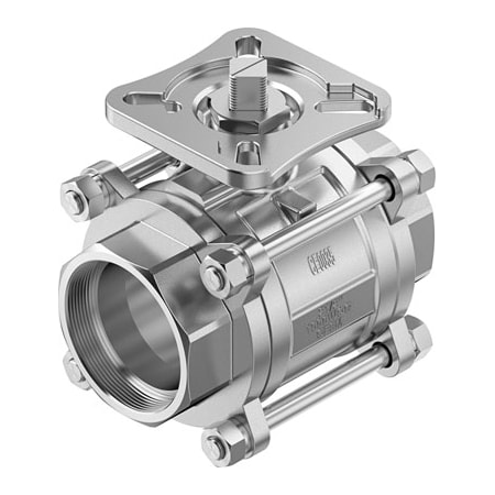 Festo Ball Valve VZBE-21/2-WA-63-T-2-F0710-V15V15 VZBE-21/2-WA-63-T-2-F0710-V15V15